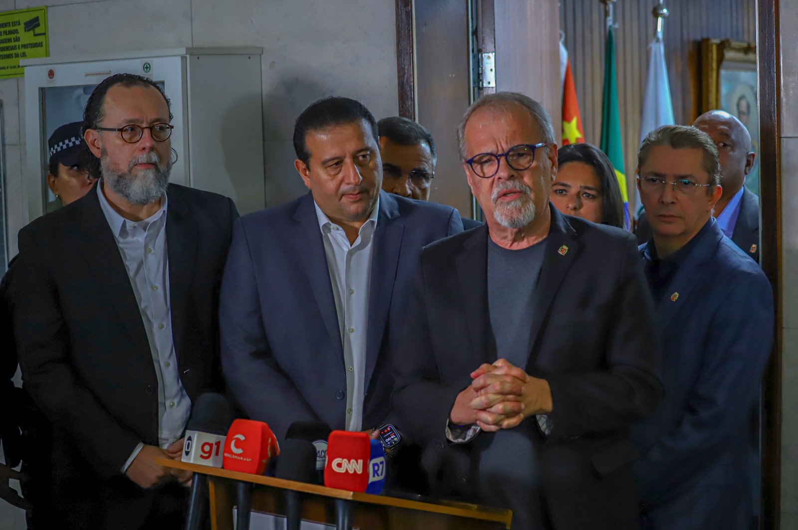 Vereadores receberam visita do prefeito Ricardo Nunes nesta terça-feira
