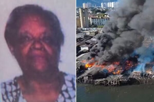 Idosa morreu em incêndio após voltar para pegar objetos em meio a chamas maior favela sobre palafitas do país