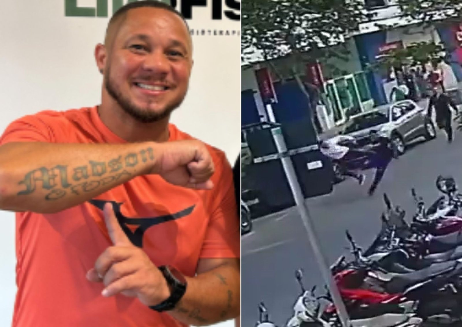Ex-jogador de Santos e Vasco que deu voadora em suspeito de assalto exibe tatuagem ‘O f…’; entenda o motivo