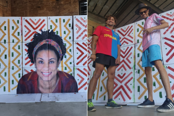 Artistas homenageiam Marielle Franco com mural antirracista em Barcelona: ‘Voz de resistência’ Artistas homenageiam Marielle Franco com mural antirracista em Barcelona: ‘Voz de resistência’