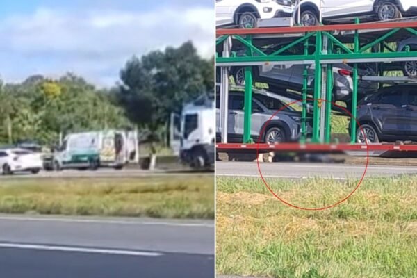 Ciclista morre após ser atropelado por caminhão na Rodovia Régis Bittencourt; VÍDEO